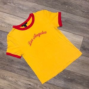 Yellow Los Angeles Tee